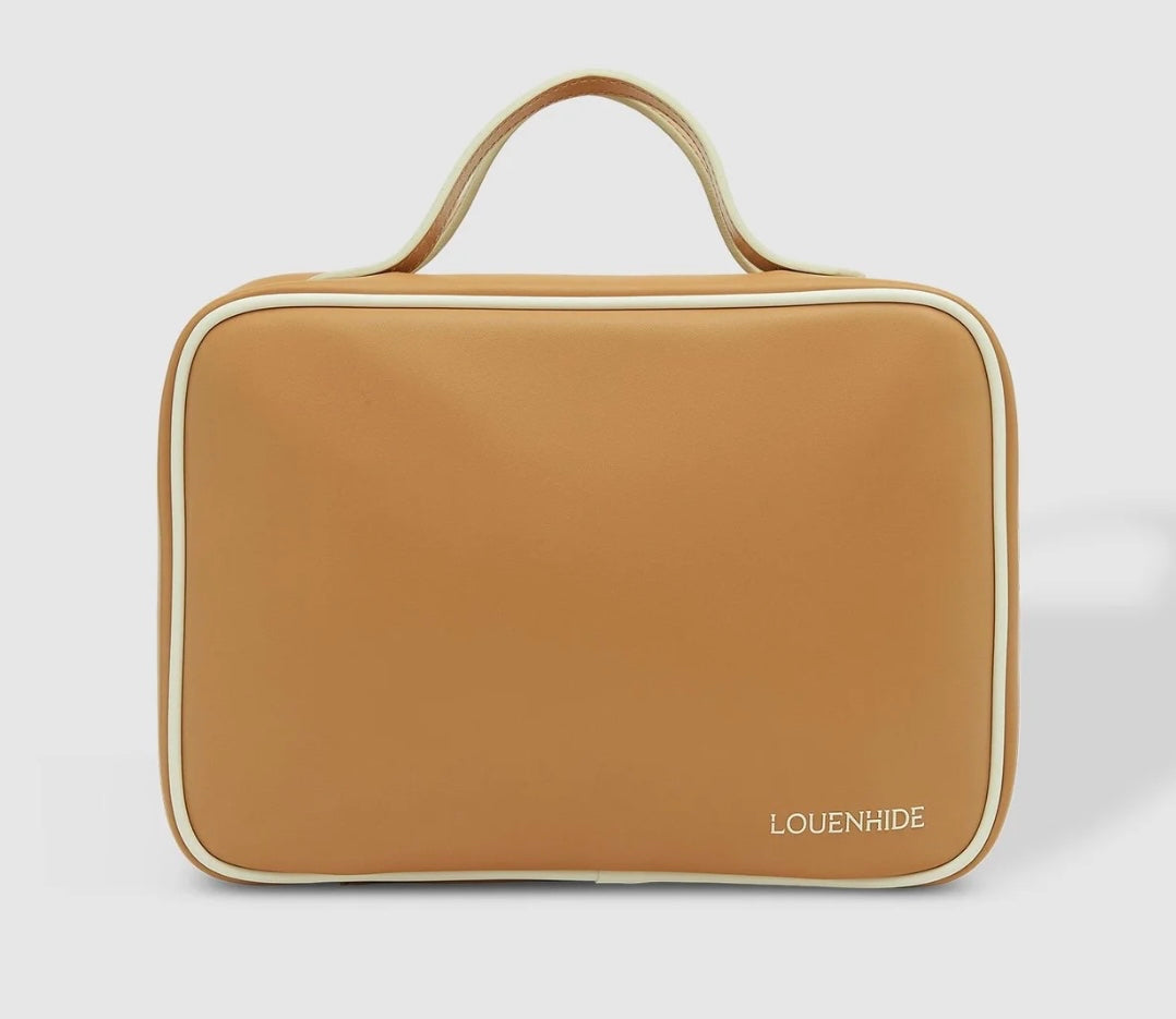 Baby Emma & Baby Audrey Cosmetic Case Set Camel