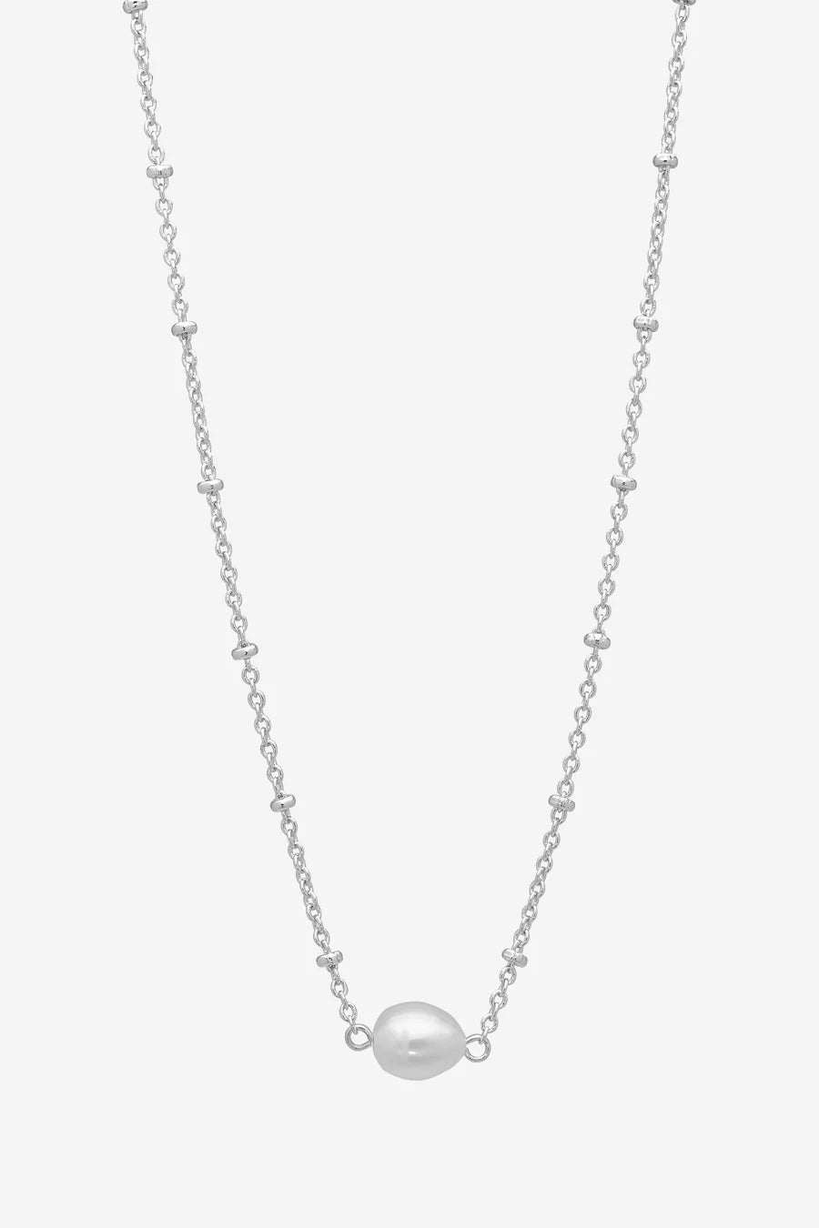 Mary silver necklace