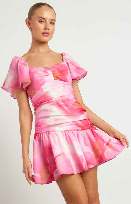 Hot Pink Multi Dress