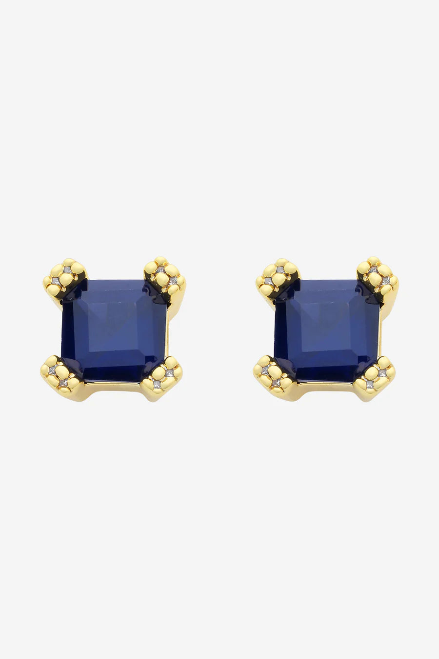 Julianna gold blue stud