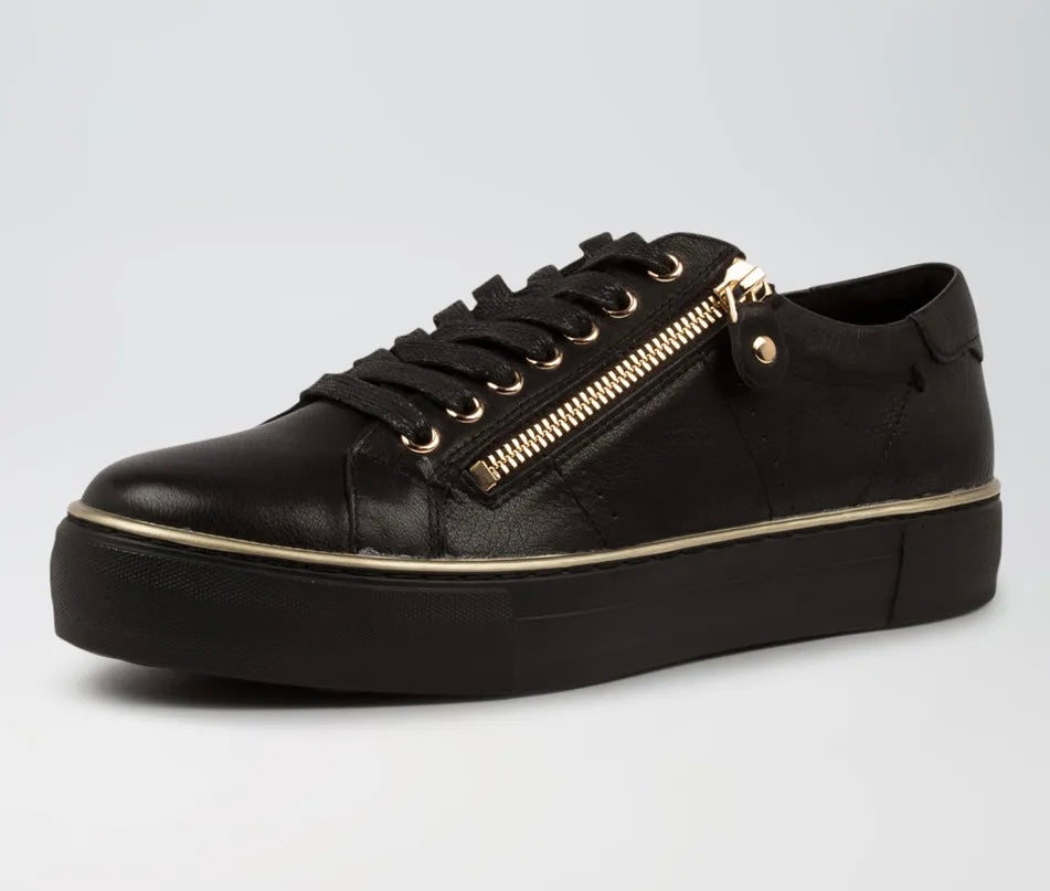 Froggy Black Leather