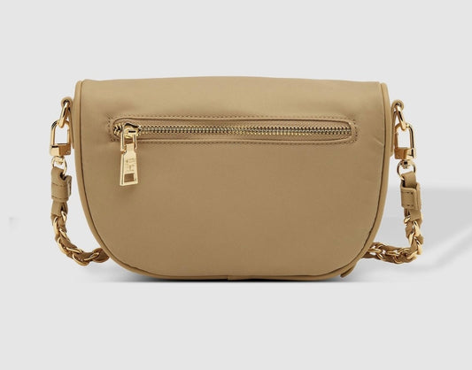 Halsey Nylon Sling Bag Beige
