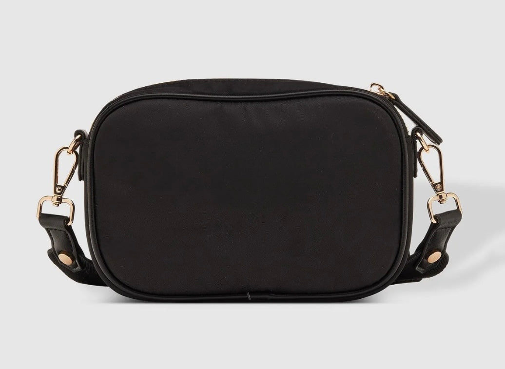 Cali Nylon Crossbody Bag Black