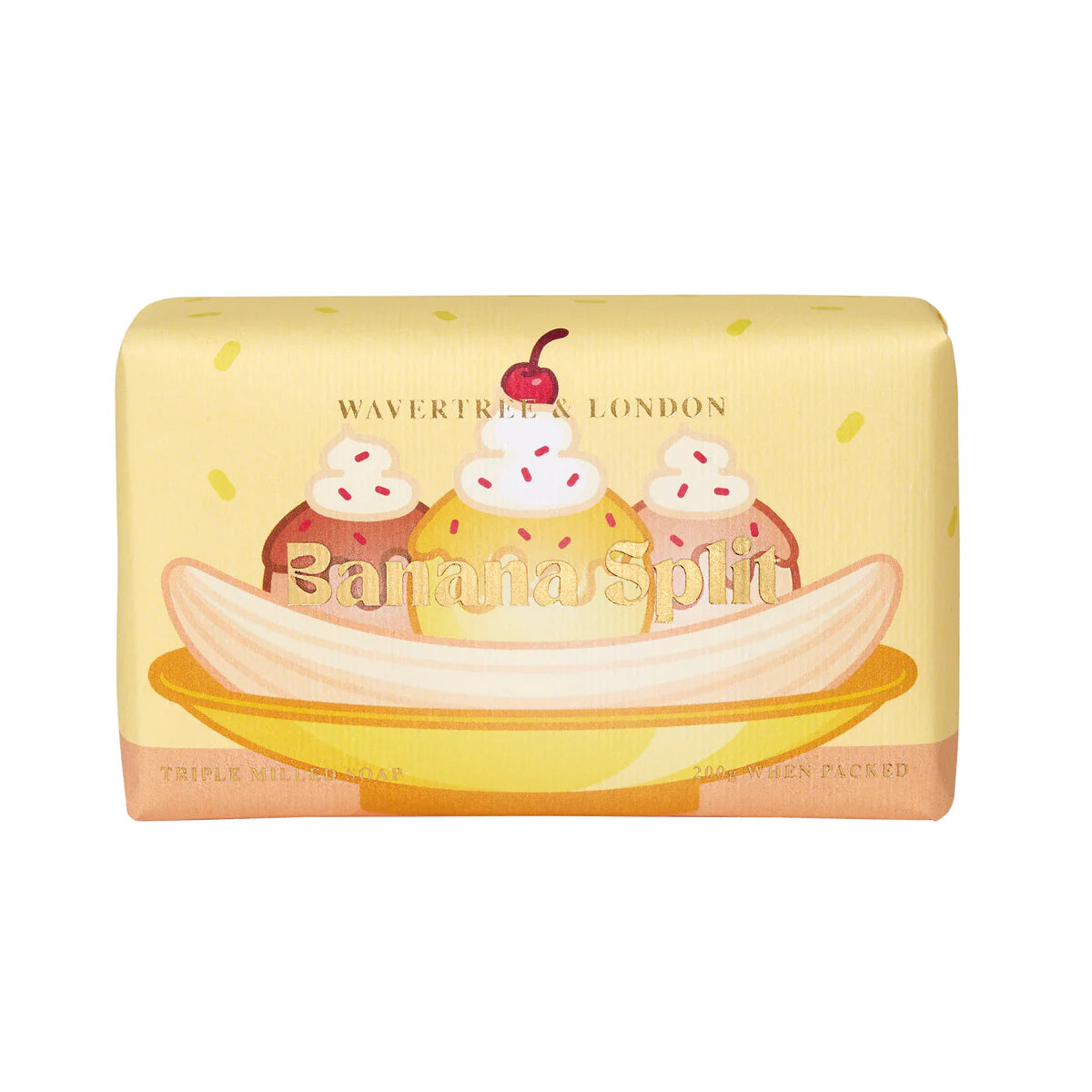 Banana split soap