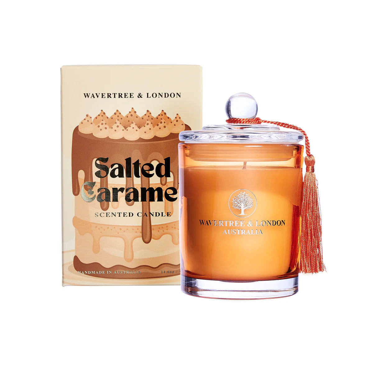 Salted caramel candle