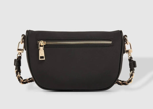 Halsey Nylon Sling Bag Black