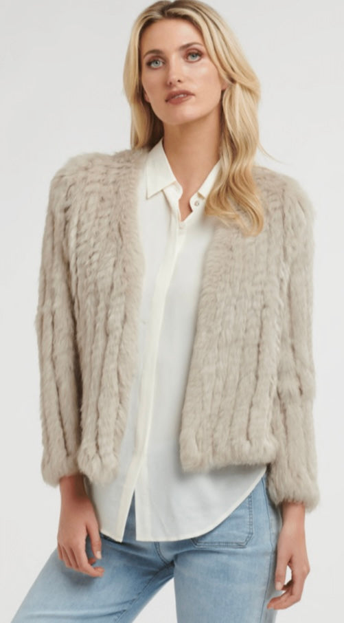 Stone Fur Jacket