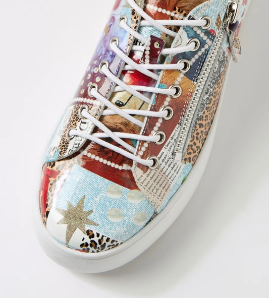 Wolfie Collage Print