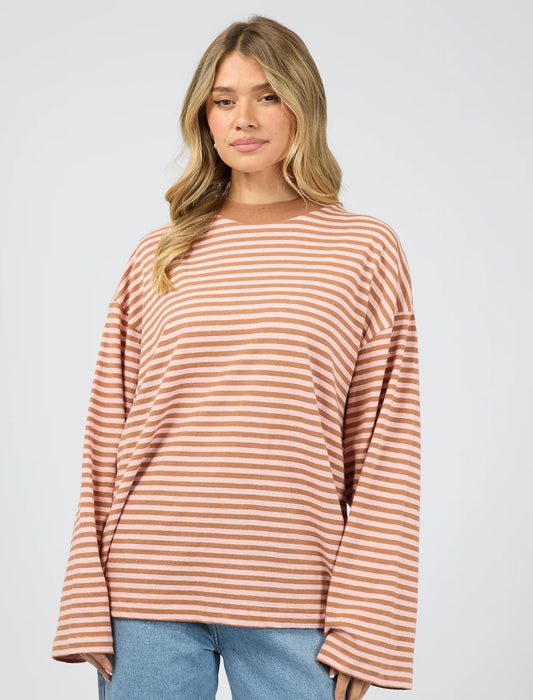 Paloma LS Tee Cinnamon - Emelda's Shoes