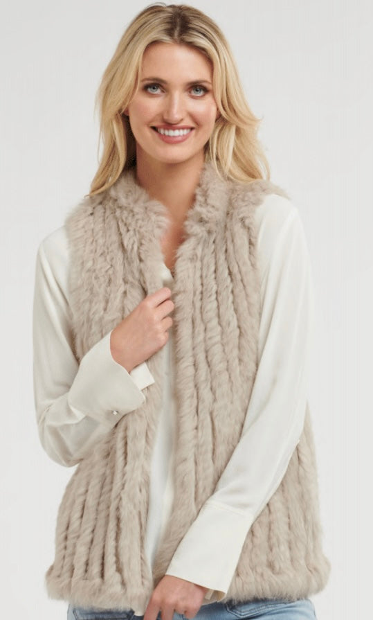 Stone Fur Vest