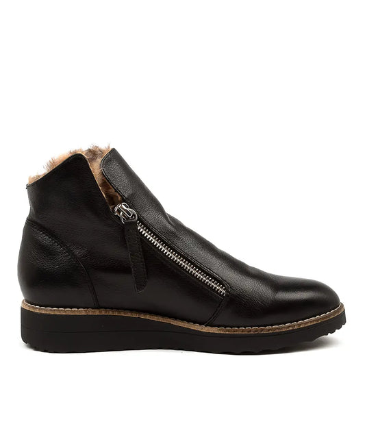 Opal Black/Leopard Fur