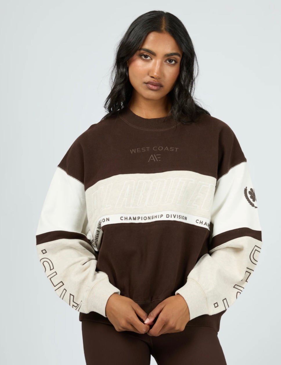 Performance Slouch Crew Brown