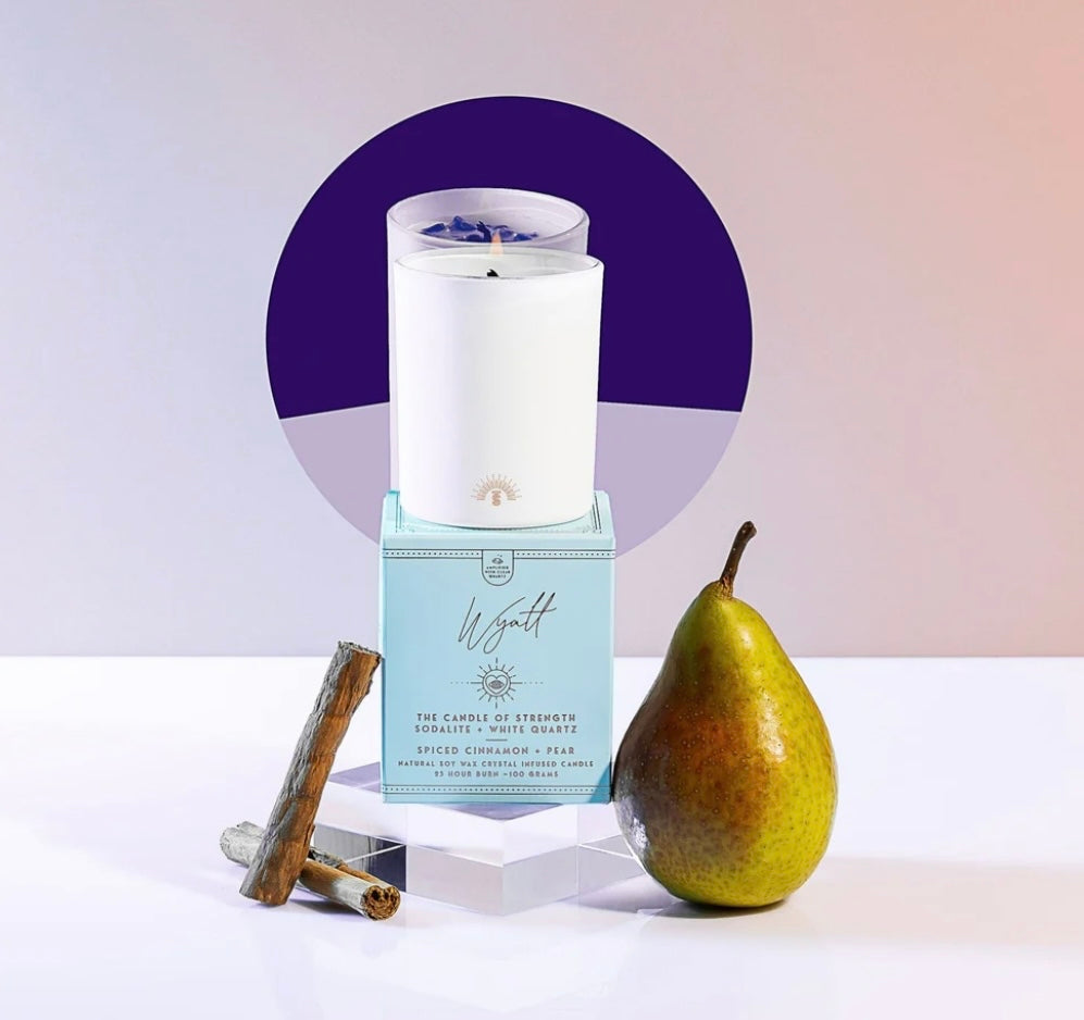 Mini Wyatt Candle - Spiced Pear & Cinnamon