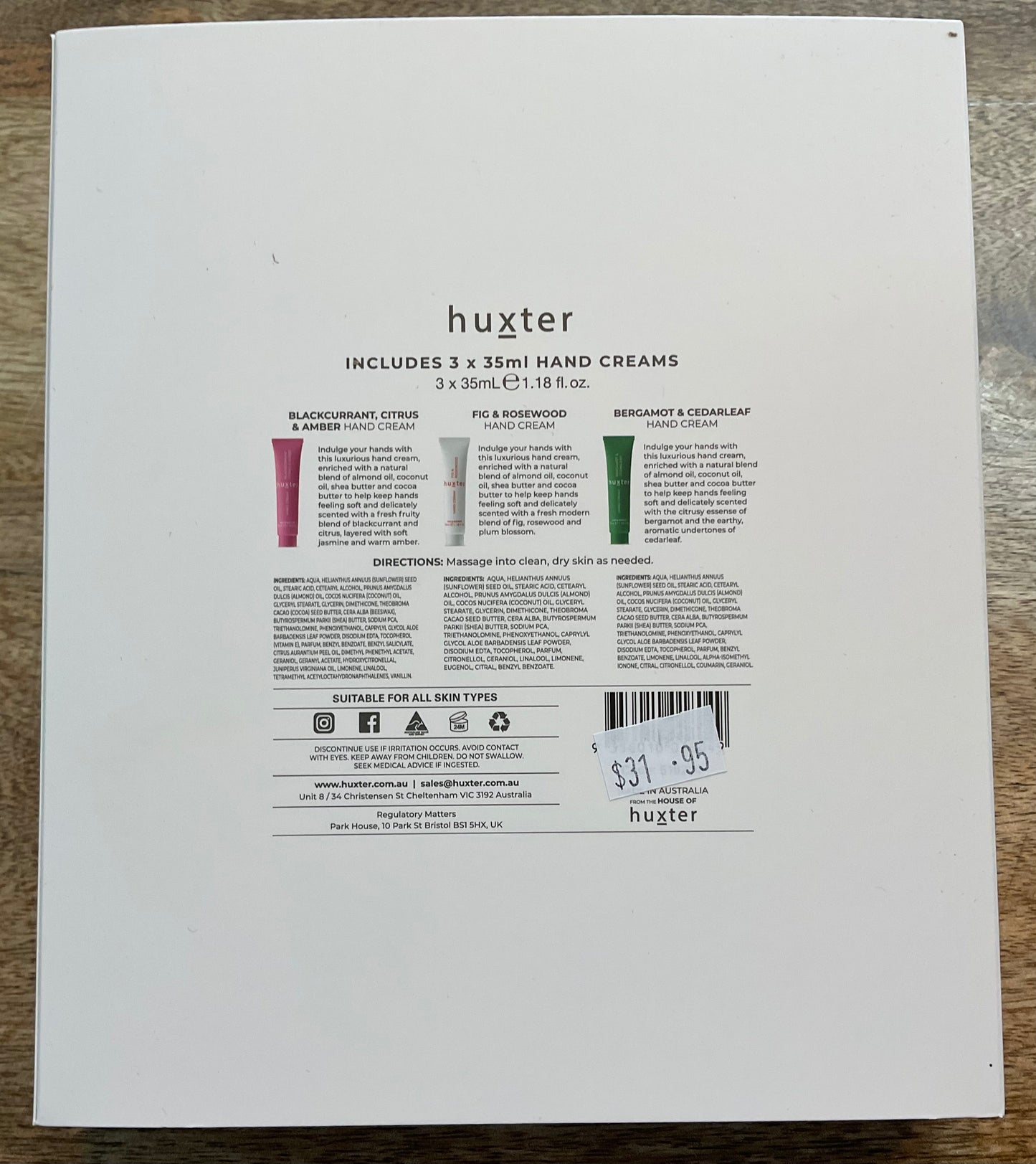 Hand Cream Trio Gift Set