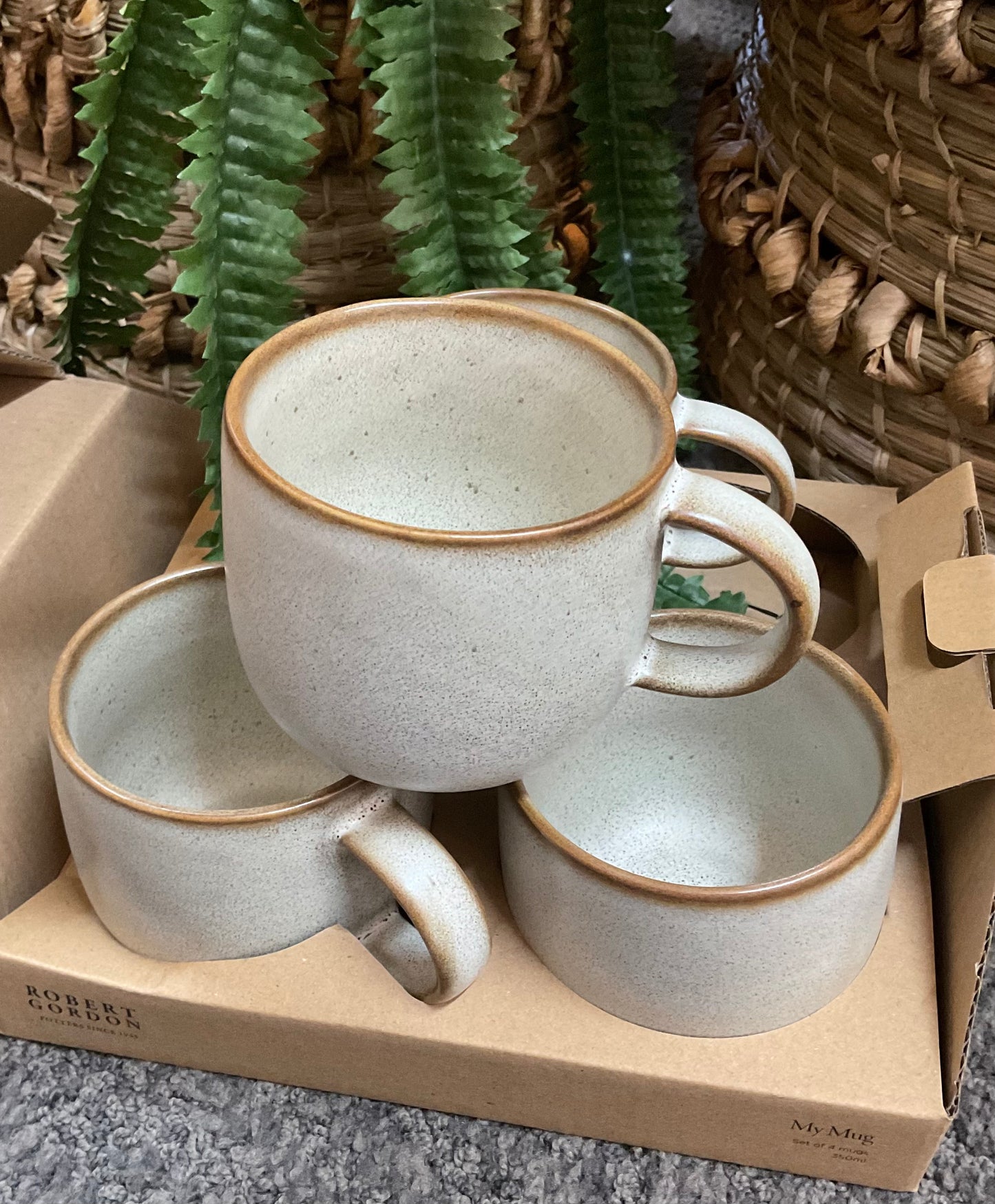 My Mug Limestone Set of 4 mugs 350ml
