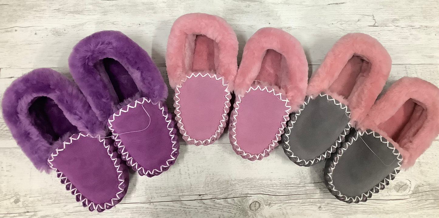 Sheepskin Moccasins