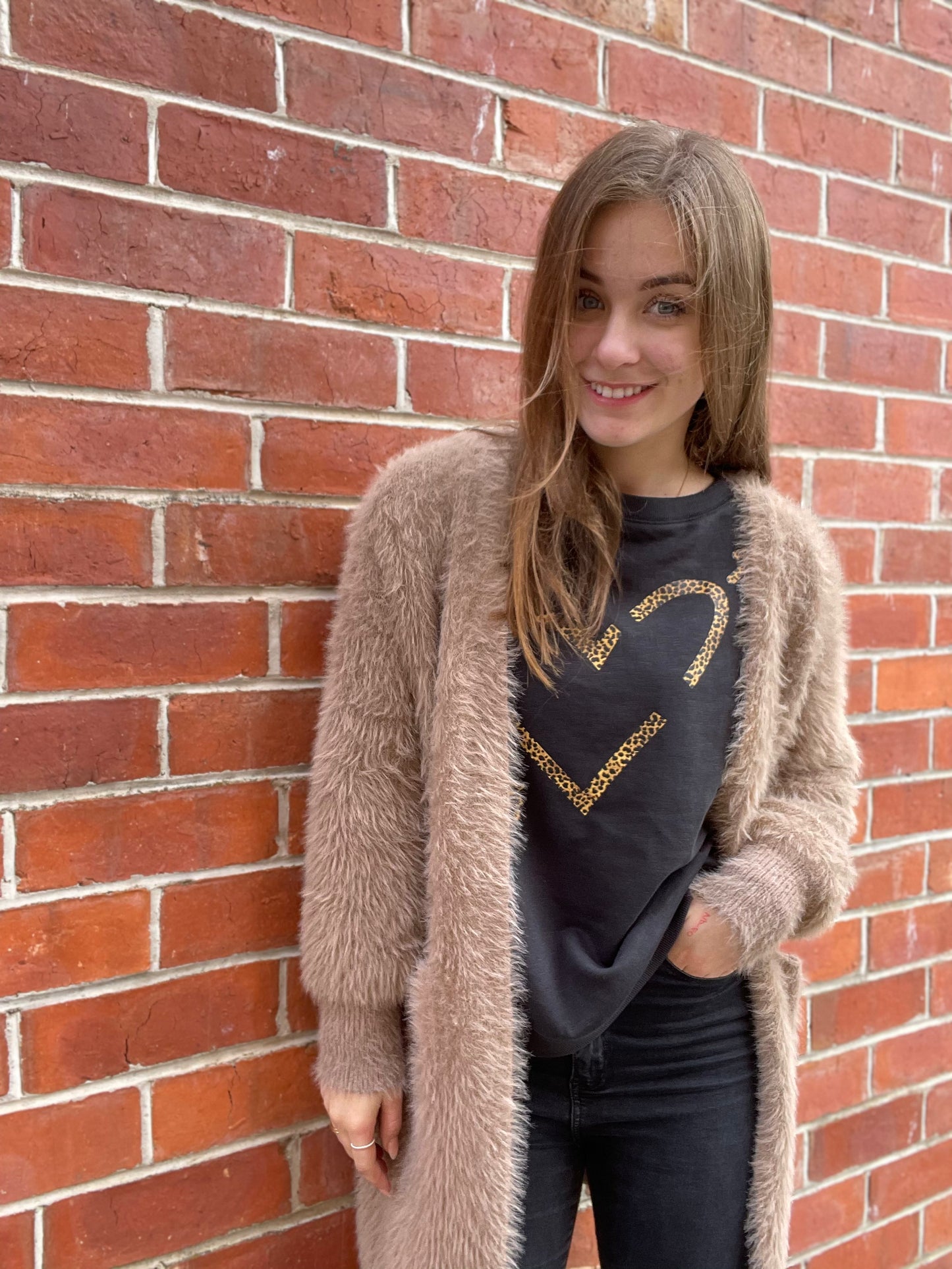 Wild Love Leopard Print Sweater - Emelda's Shoes