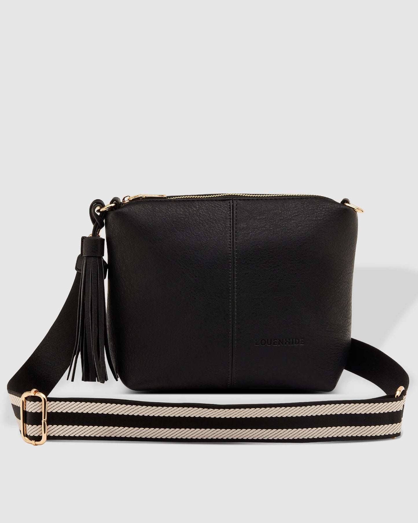 Kasey Black Strap Bag - Emelda's Shoes