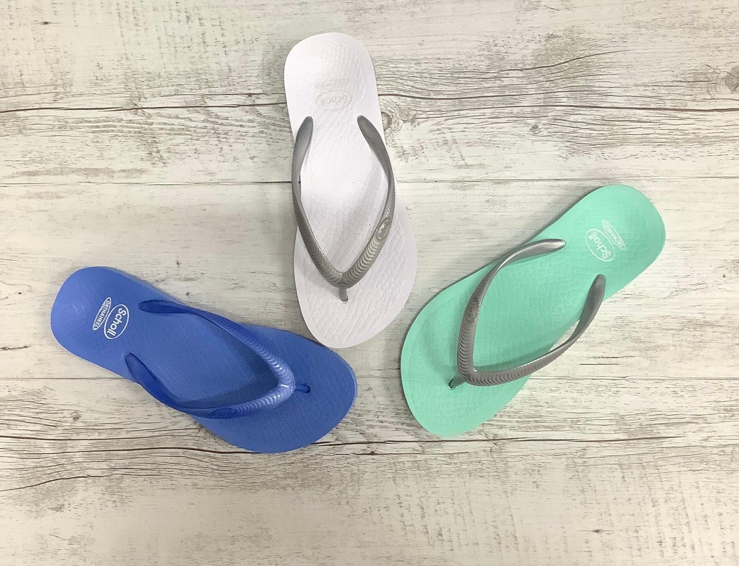 Scholl Fiji Thongs - Emelda's Shoes