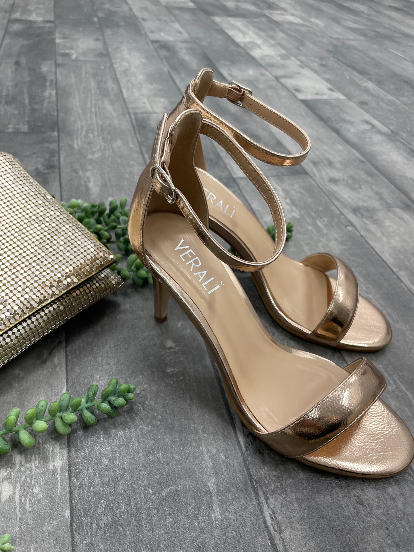 Matthew Rose Gold Heel - Emelda's Shoes