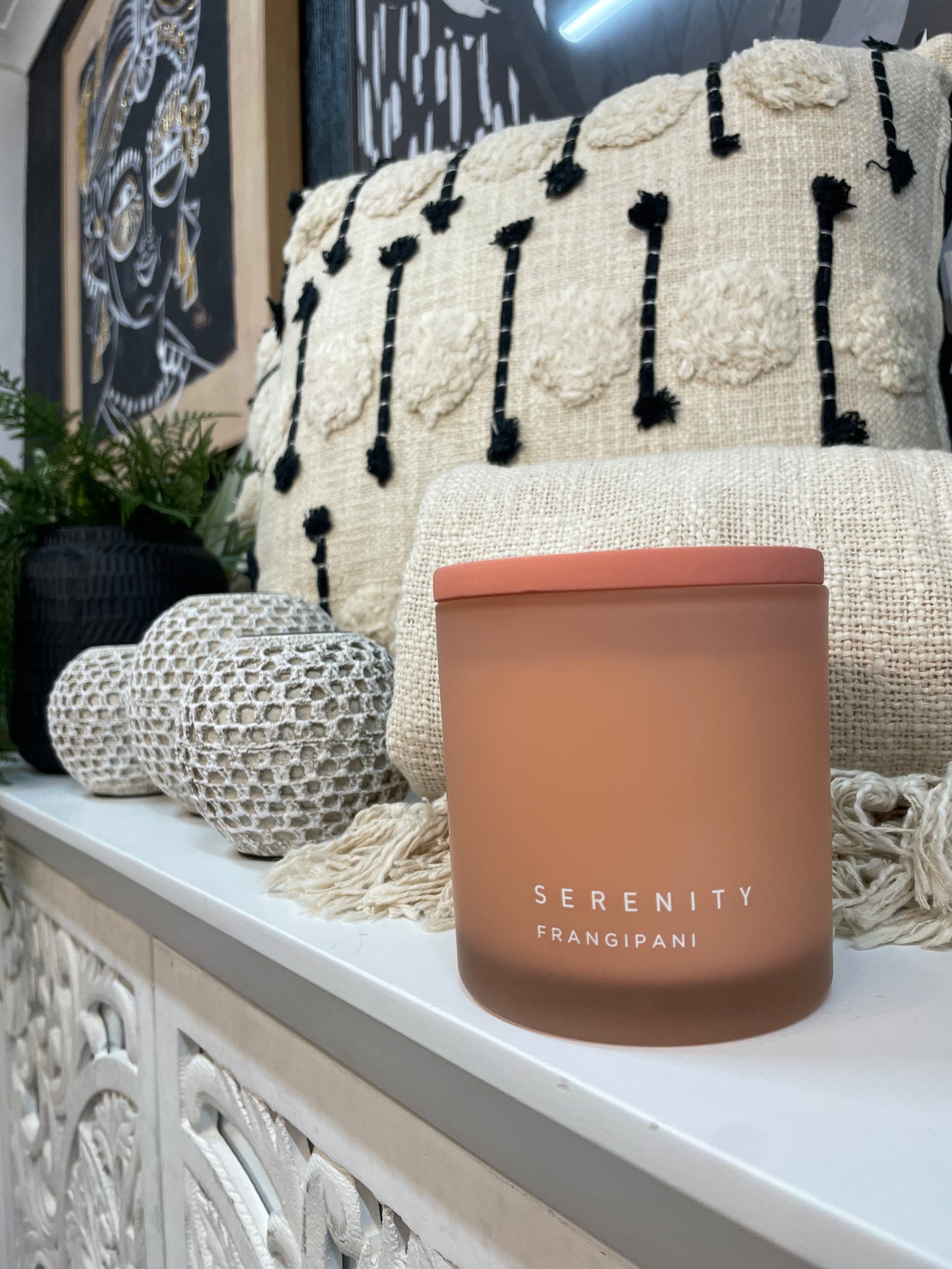 Serenity Candle with fragrance disc - Emelda's Shoes