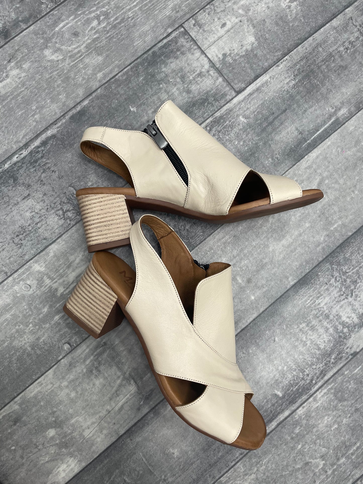 Lavinia Beige Heel - Emelda's Shoes