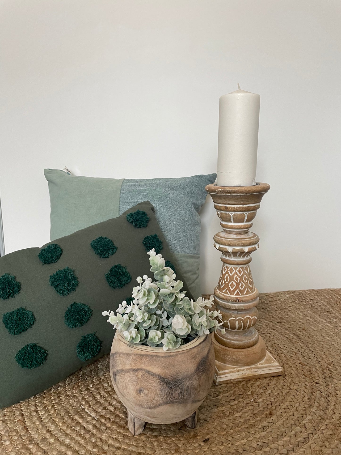 Timber Round Planter Pot - Emelda's Shoes