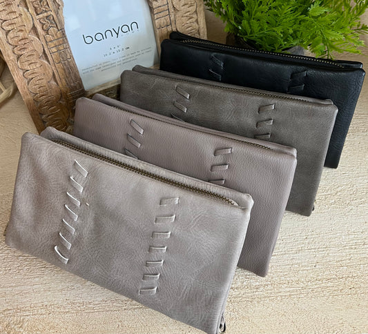 Sky Vegan Leather Wallet - Emelda's Shoes