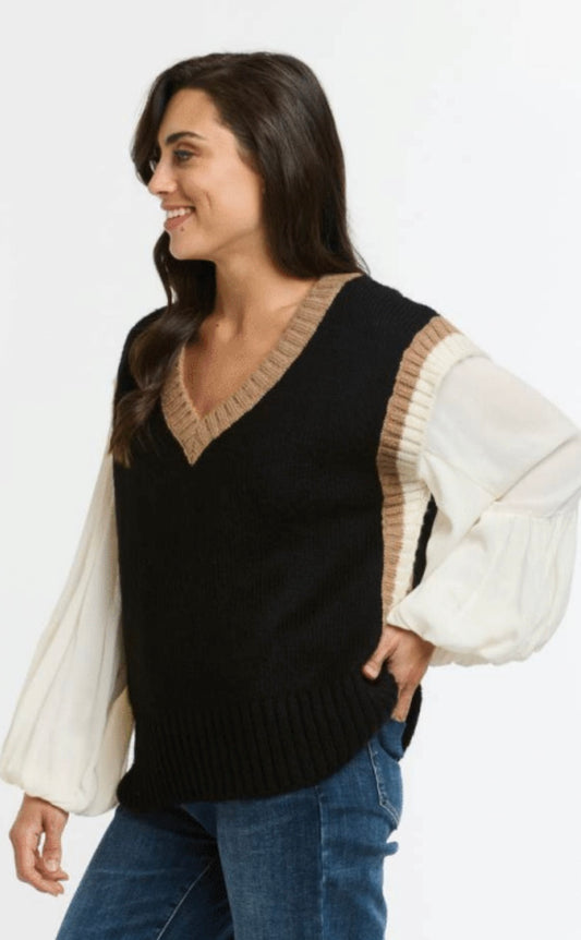 Black Multi Vest
