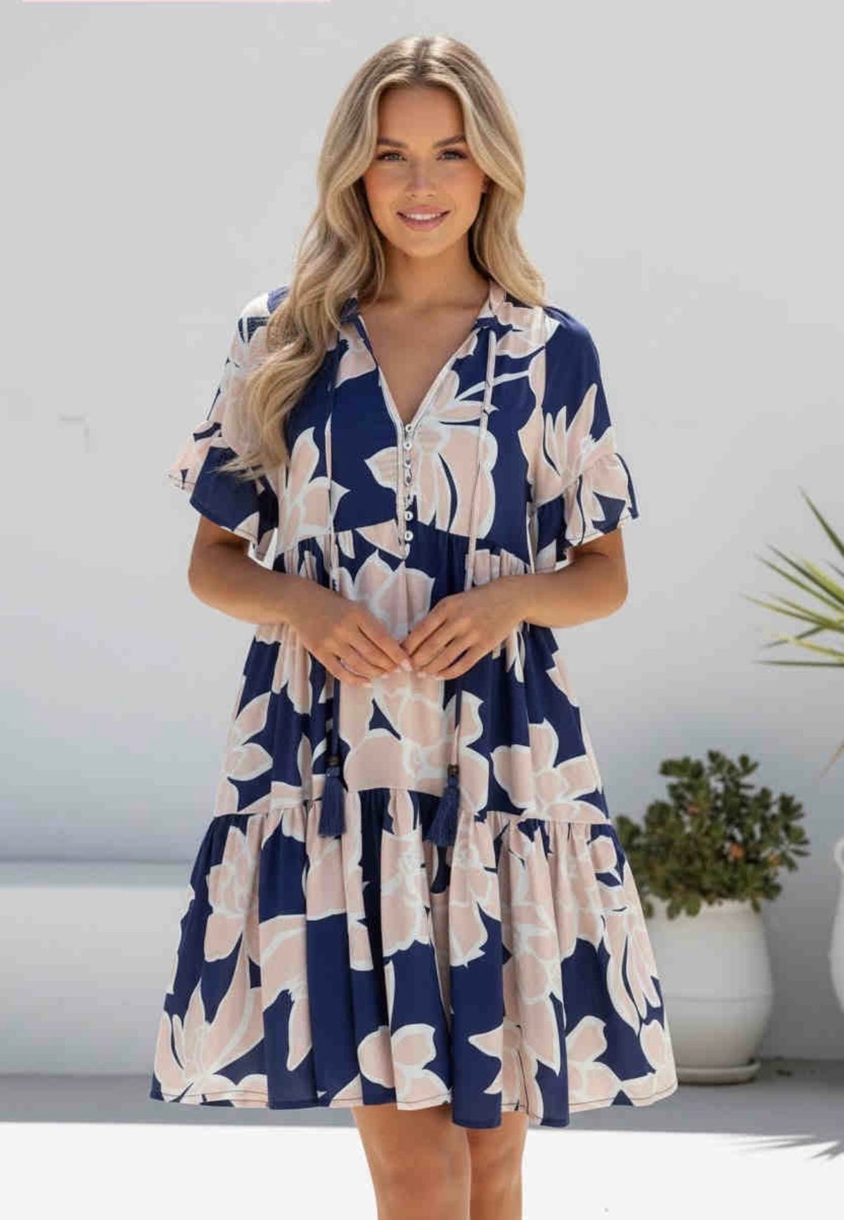 Dee Dress Navy