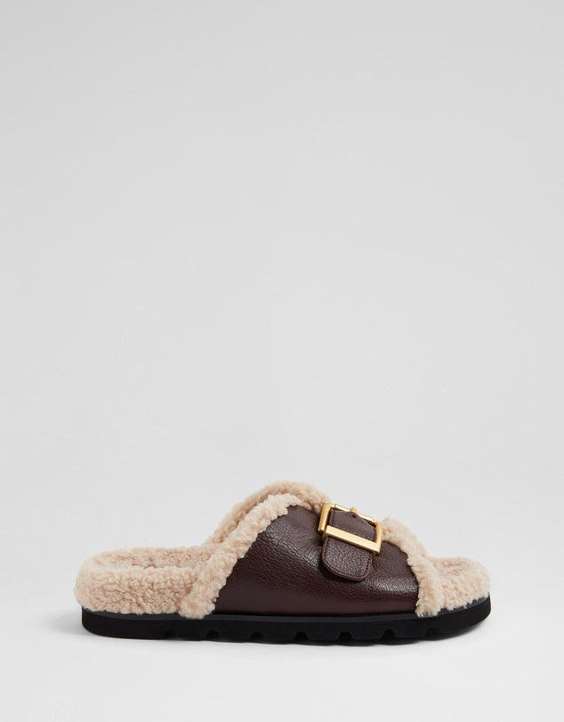 Esme Dark Brown Slide