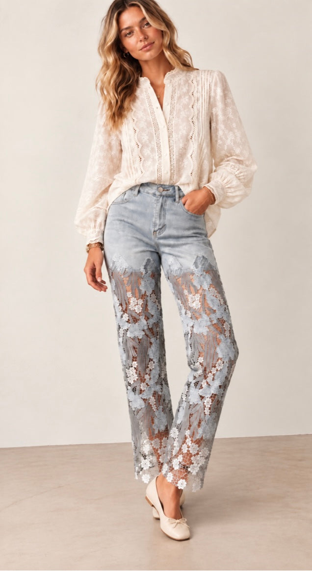 Smaibulun lace jeans
