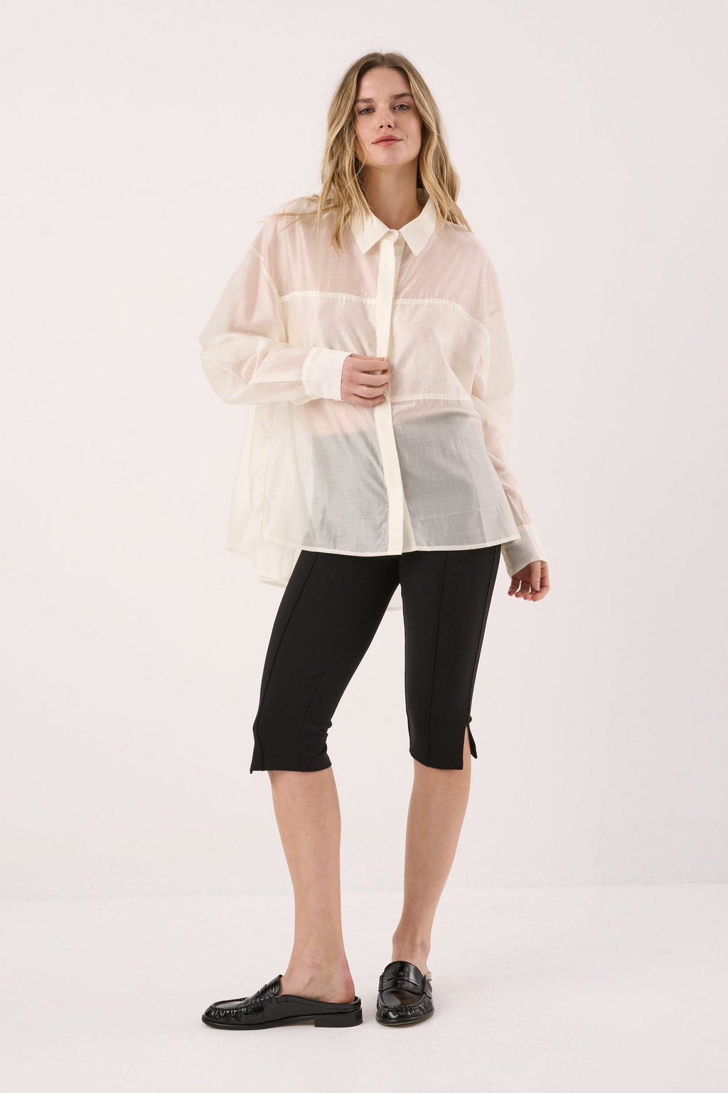 Val Oversized Shirt White