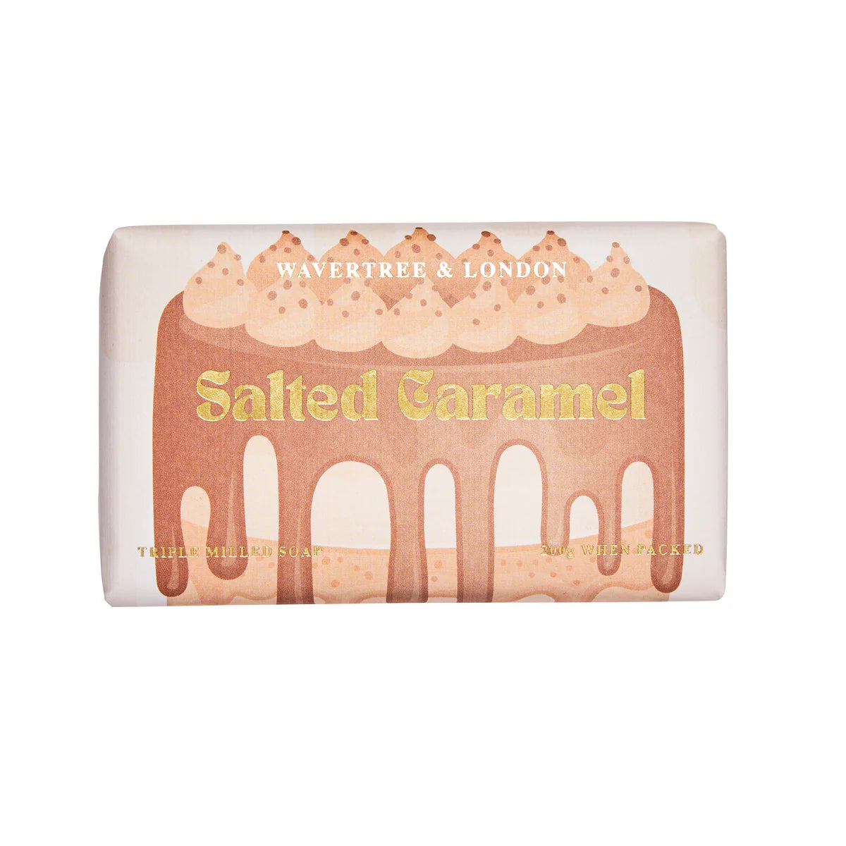 Salted caramel soap