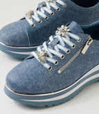Eminza Blue Denim - Emelda's Shoes