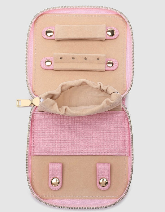 Juniper Jewellery Case Pastel Pink