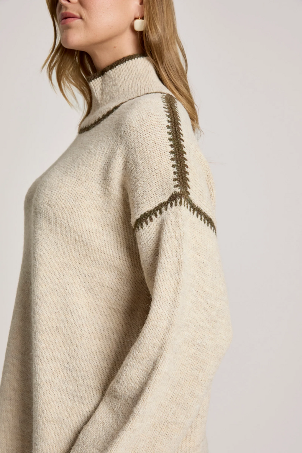 Orin Jumper Dune/Olive - Emelda's Shoes