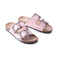Jirona pink slide - Emelda's Shoes