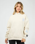 Serene relaxed hoodie oat - Emelda's Shoes