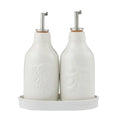 Olio bottles and tray white