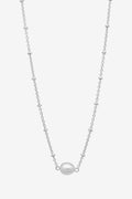 Mary silver necklace