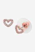 Bekah rose gold earring - Emelda's Shoes