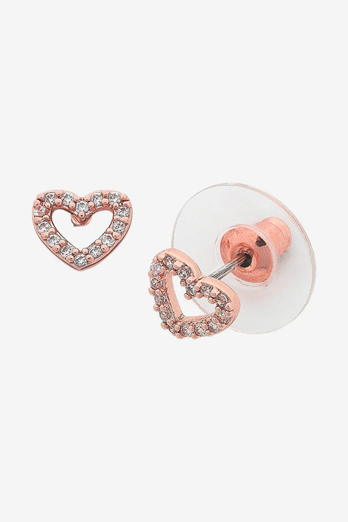 Bekah rose gold earring - Emelda's Shoes