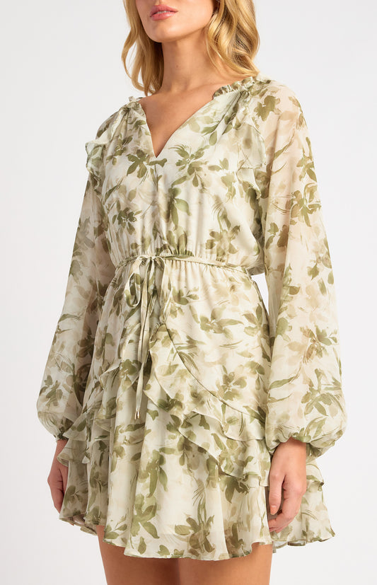Olive Multi Mini Dress
