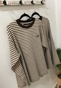 Silent Theory Foundations stripe L/s - Emelda's Shoes