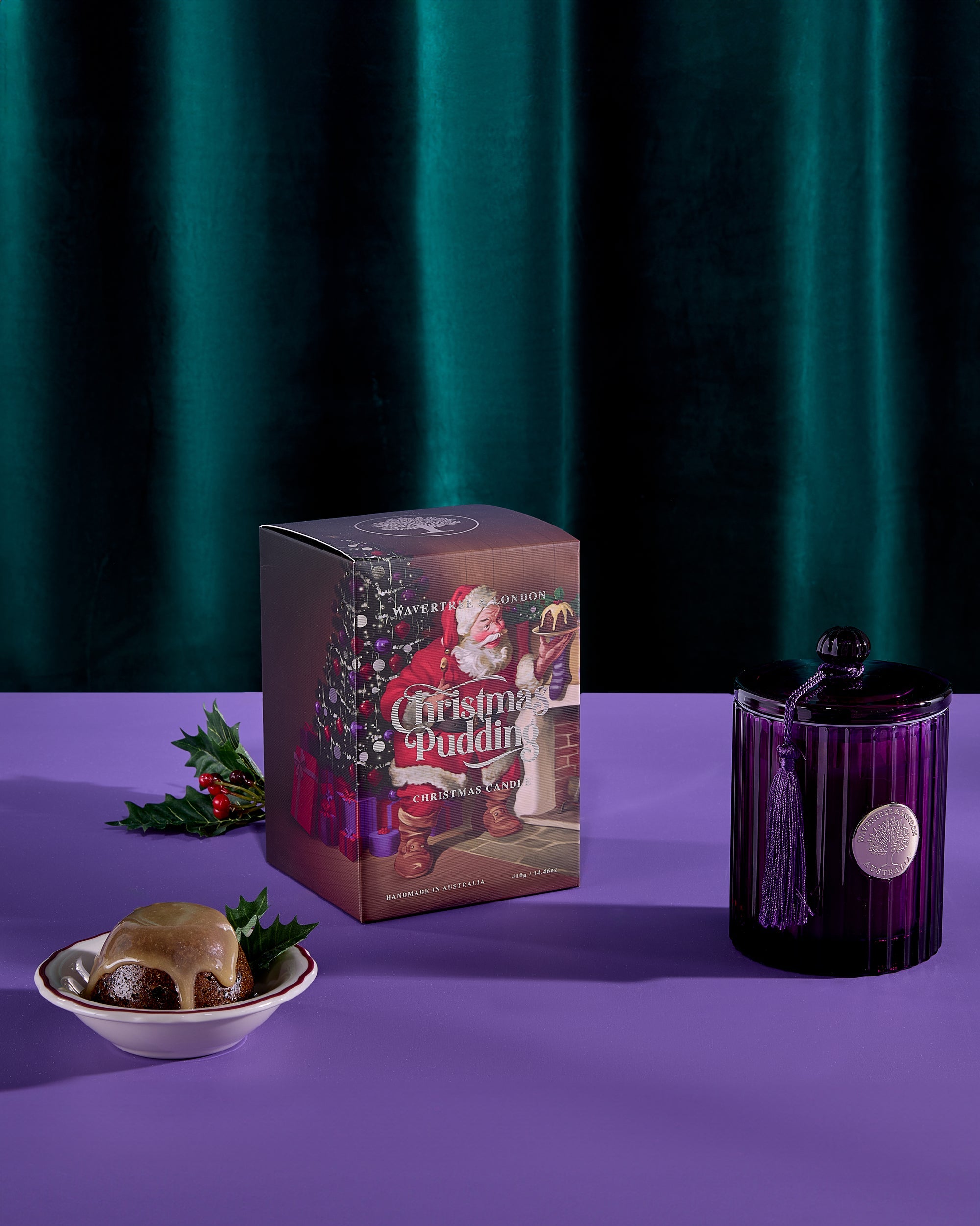 Christmas Pudding Candle - Emelda's Shoes