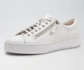 Laila White Leather - Emelda's Shoes