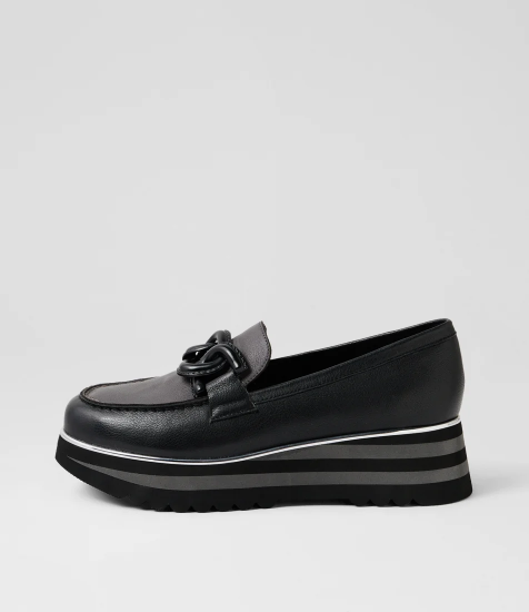 Eaila Black/Charcoal - Emelda's Shoes