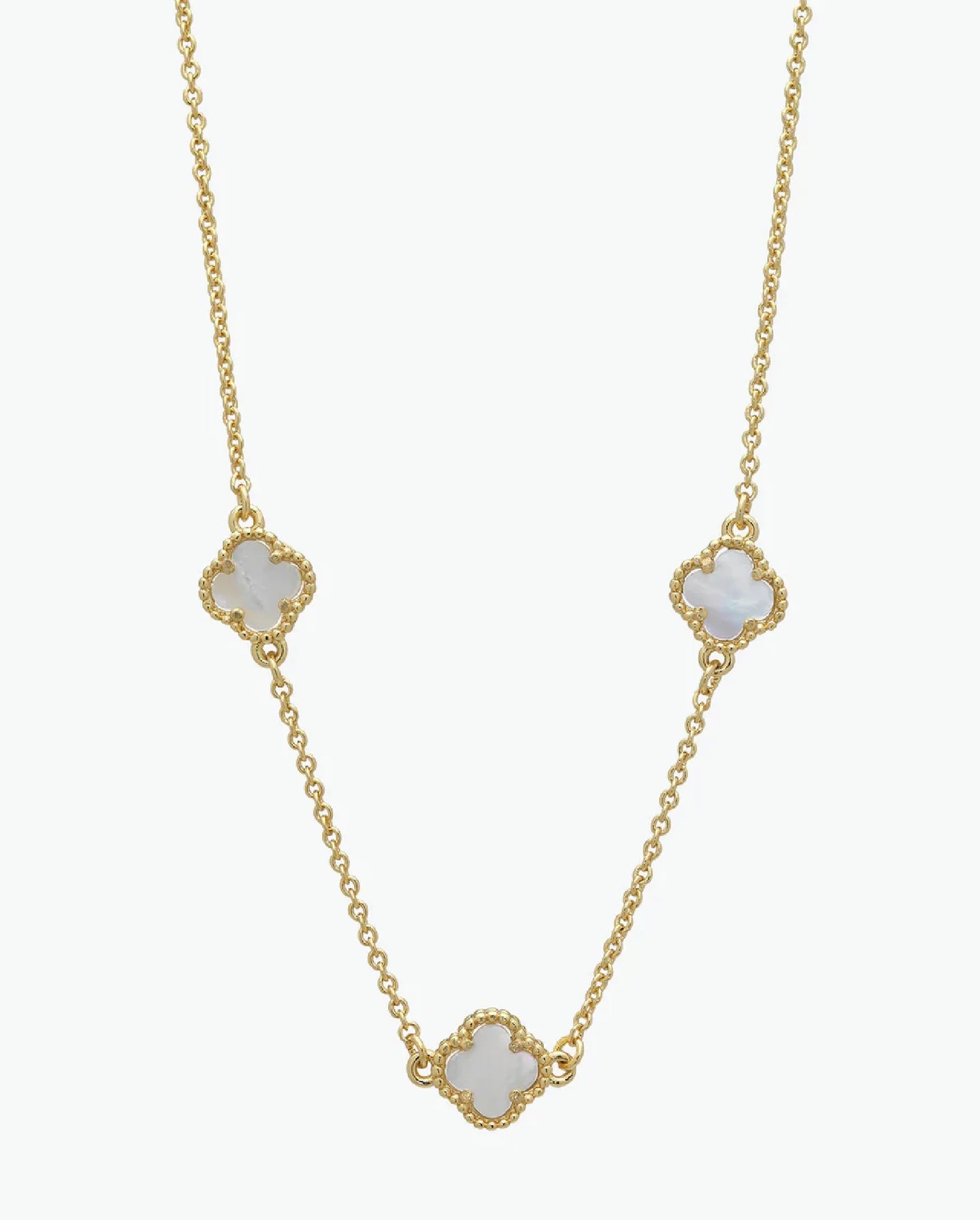 Duchess gold MOP necklace