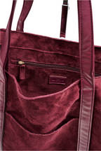 Sable Tote Mahogany - Emelda's Shoes